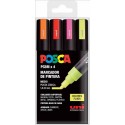 Caja 4 colores Fluor  PC-5 POSCA.