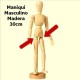 Maniqui Madera  30cm