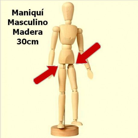 Maniqui Madera  30cm