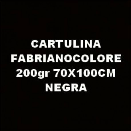 Cartulina Negra 70x100 Fabrianocolore