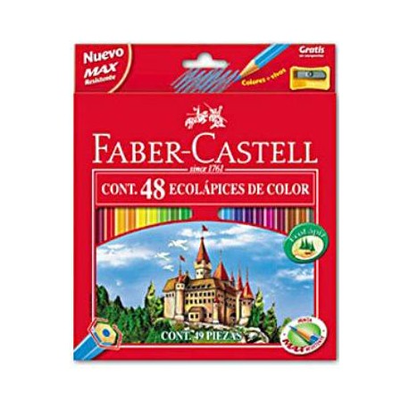 Lapices 48 Colores Acuarelable Faber - papeleriana