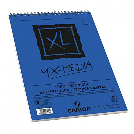 Bloc XL Mixmedia A3 300g 30hojas Canson
