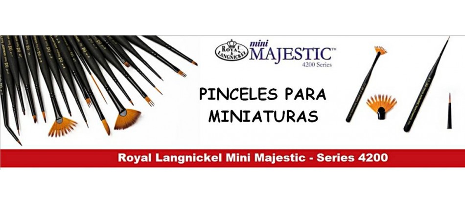 PINCELES MINI MAJESTIC DE ROYAL & LANGNICKEL
